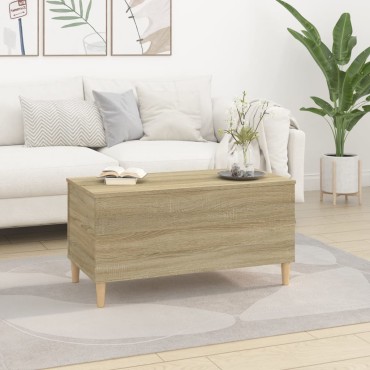 vidaXL Τραπεζάκι Σαλονιού Sonoma Δρυς 90x44,5x45cm Επεξεργασμένο Ξύλο 1 τεμ.