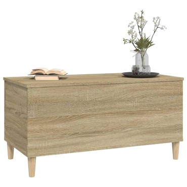 vidaXL Τραπεζάκι Σαλονιού Sonoma Δρυς 90x44,5x45cm Επεξεργασμένο Ξύλο 1 τεμ.