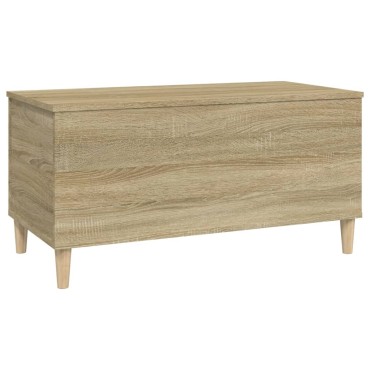 vidaXL Τραπεζάκι Σαλονιού Sonoma Δρυς 90x44,5x45cm Επεξεργασμένο Ξύλο 1 τεμ.