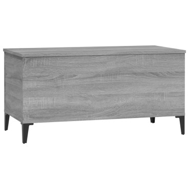 vidaXL Τραπεζάκι Σαλονιού Γκρι Sonoma 90x44,5x45cmΕπεξεργασμένο Ξύλο 1 τεμ.