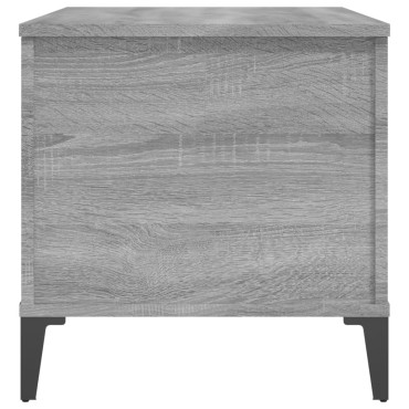 vidaXL Τραπεζάκι Σαλονιού Γκρι Sonoma 90x44,5x45cmΕπεξεργασμένο Ξύλο 1 τεμ.