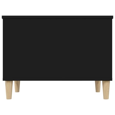 vidaXL Τραπεζάκι Σαλονιού Μαύρο 60x44,5x45cm Επεξεργασμένο Ξύλο 1 τεμ.