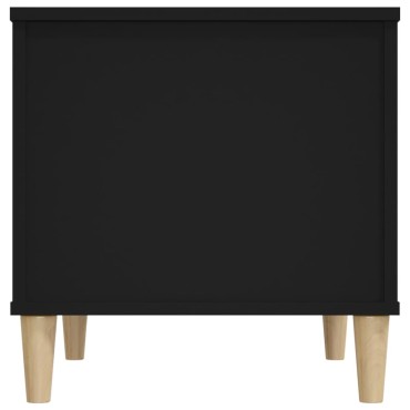 vidaXL Τραπεζάκι Σαλονιού Μαύρο 60x44,5x45cm Επεξεργασμένο Ξύλο 1 τεμ.