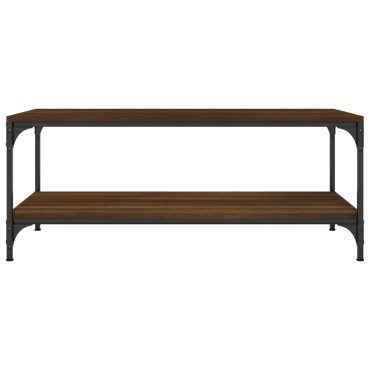vidaXL Τραπεζάκι Σαλονιού Καφέ Δρυς 80x50x40cm Επεξεργασμένο Ξύλο 1 τεμ.