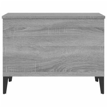 vidaXL Τραπεζάκι Σαλονιού Γκρι Sonoma 60x44,5x45cm Επεξεργασμένο Ξύλο 1 τεμ.