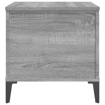 vidaXL Τραπεζάκι Σαλονιού Γκρι Sonoma 60x44,5x45cm Επεξεργασμένο Ξύλο 1 τεμ.