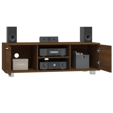 vidaXL Έπιπλο Τηλεόρασης Καφέ Δρυς 120x40,5x35cm Επεξεργασμένο Ξύλο