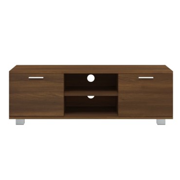 vidaXL Έπιπλο Τηλεόρασης Καφέ Δρυς 120x40,5x35cm Επεξεργασμένο Ξύλο