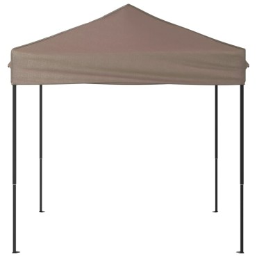 vidaXL Τέντα Εκδηλώσεων Πτυσσόμενη Taupe 2 x 2 μ.
