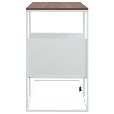 vidaXL Τραπέζι Βοηθητικό Λευκό 55x36x59,5cm από Επεξεργασμένο Ξύλο 1 τεμ.