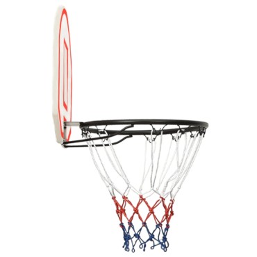vidaXL Ταμπλό Μπασκέτας Λευκό 71 x 45 x 2 εκ. από Πολυαιθυλένιο