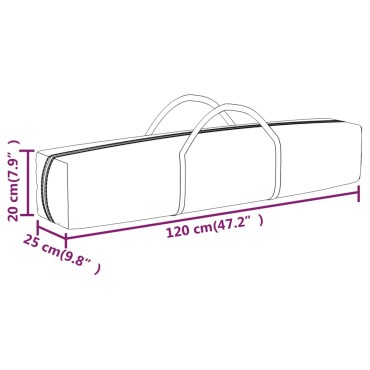 vidaXL Τέντα Εκδηλώσεων Πτυσσόμενη Λευκό 3 x 3 μ.