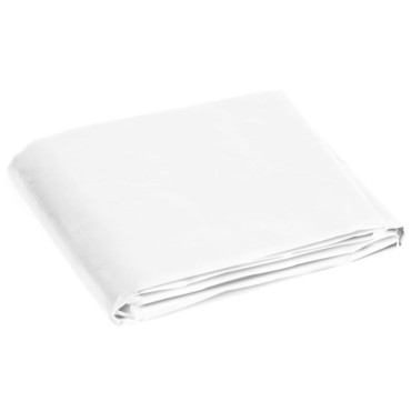 vidaXL Μουσαμάς Λευκός 180 γρ./μ.² 4x5 μ. από HDPE