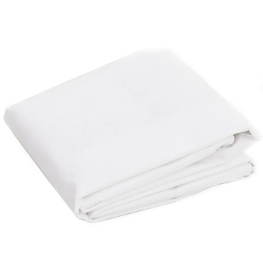 vidaXL Μουσαμάς Λευκός 260 γρ./μ.² 3x3 μ. από HDPE