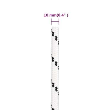 vidaXL Σχοινί Στριφτό 10 χιλ.x 25 μ. από Πολυεστέρα