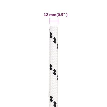 vidaXL Σχοινί Στριφτό 12 χιλ.x 25 μ. από Πολυεστέρα