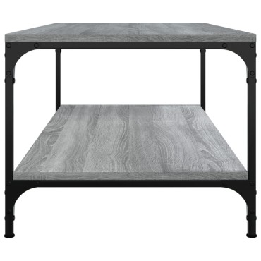 vidaXL Τραπεζάκι Σαλονιού Γκρι Sonoma 100x50x40cm Επεξεργασμένο Ξύλο 1 τεμ.