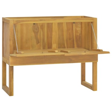 vidaXL Έπιπλο Μπάνιου 90x40x75,5cm από Μασίφ Ξύλο Teak 1 τεμ.