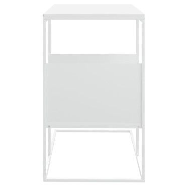 vidaXL Τραπέζι Βοηθητικό Λευκό 55x36x59,5cm από Επεξεργασμένο Ξύλο 1 τεμ.