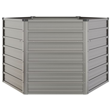 vidaXL Ζαρντινιέρα Σκουριασμένο 129x129x77 εκ. Ατσάλι Σκληρυθέν Αέρα