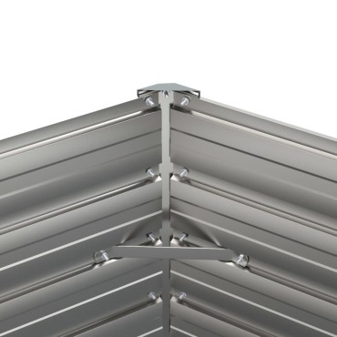 vidaXL Ζαρντινιέρα Σκουριασμένο 129x129x77 εκ. Ατσάλι Σκληρυθέν Αέρα