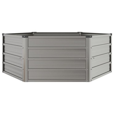 vidaXL Ζαρντινιέρα Σκουριασμένο 129x129x45 εκ. Ατσάλι Σκληρυθέν Αέρα