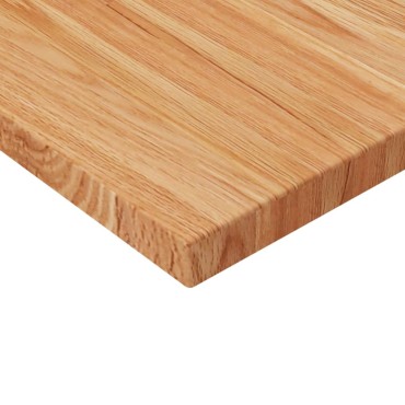 vidaXL Πάγκος Μπάνιου Ανοιχτό Καφέ 100x50x2,5 εκ. Επεξ. Μασίφ Ξύλο