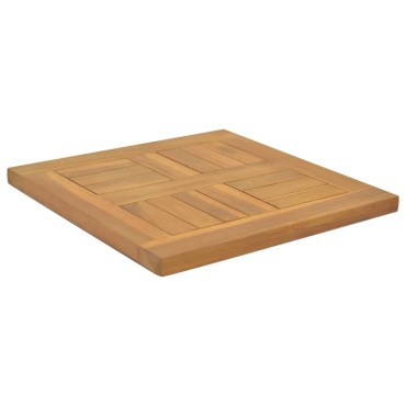 VidaXL Επιφάνεια Τραπεζιού Τετράγωνη 40x40x2,5cm Μασίφ Ξύλο Teak 1 τεμ.