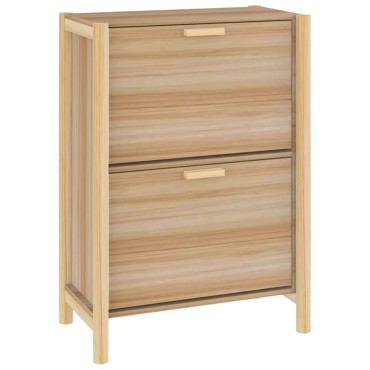 vidaXL Παπουτσοθήκη 57,5x33x80cm από Επεξεργασμένο Ξύλο