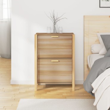 vidaXL Παπουτσοθήκη 57,5x33x80cm από Επεξεργασμένο Ξύλο