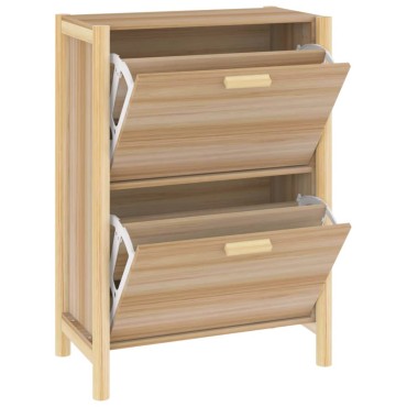 vidaXL Παπουτσοθήκη 57,5x33x80cm από Επεξεργασμένο Ξύλο