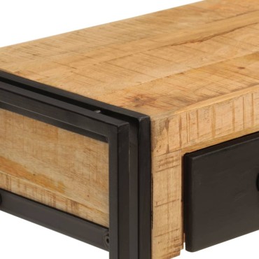 vidaXL Τραπέζι Κονσόλα 110x30x76cm από Μασίφ Ξύλο Μάνγκο 1 τεμ.
