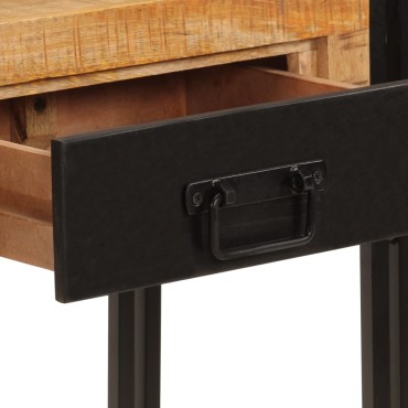 vidaXL Τραπέζι Κονσόλα 110x30x76cm από Μασίφ Ξύλο Μάνγκο 1 τεμ.
