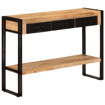 vidaXL Τραπέζι Κονσόλα 110x30x76cm από Μασίφ Ξύλο Μάνγκο 1 τεμ.