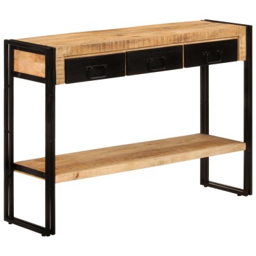 vidaXL Τραπέζι Κονσόλα 110x30x76cm από Μασίφ Ξύλο Μάνγκο 1 τεμ.