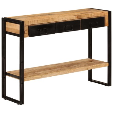 vidaXL Τραπέζι Κονσόλα 110x30x76cm από Μασίφ Ξύλο Μάνγκο 1 τεμ.