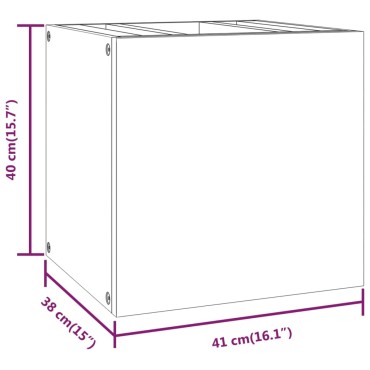 vidaXL Ντουλάπι Μπάνιου Επιτοίχιο 41x38x40cm από Μασίφ Ξύλο Teak 1 τεμ.