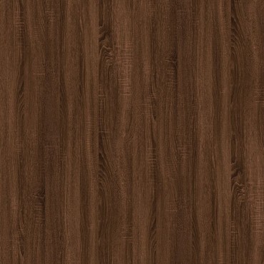 vidaXL Βιβλιοθήκη/Διαχωρ. Χώρου Καφέ Δρυς 80x24x192cm Επεξεργ. Ξύλο 1 τεμ.
