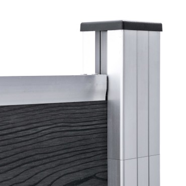 vidaXL Πάνελ Περίφραξης Γκρι 526x186cm από WPC