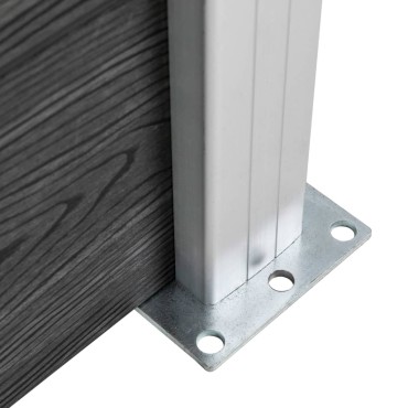 vidaXL Πάνελ Περίφραξης Γκρι 526x186cm από WPC