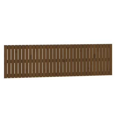 vidaXL Κεφαλάρι Τοίχου Μελί 204x3x60cm από Μασίφ Ξύλο Πεύκου 1 τεμ.