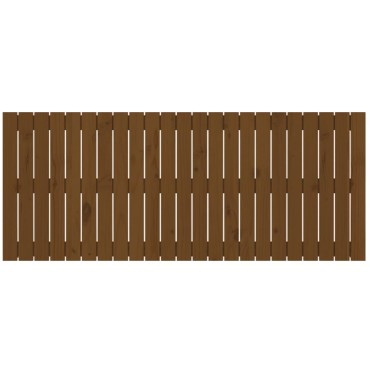 vidaXL Κεφαλάρι Τοίχου Μελί 147x3x60cm από Μασίφ Ξύλο Πεύκου 1 τεμ.