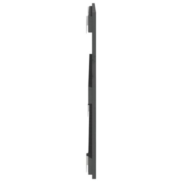 vidaXL Κεφαλάρι Τοίχου Γκρι 108x3x60cm από Μασίφ Ξύλο Πεύκου 1 τεμ.