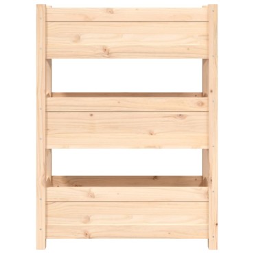 vidaXL Ζαρντινιέρα 77x25x104,5 εκ. από Μασίφ Ξύλο Πεύκου