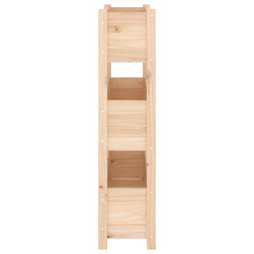 vidaXL Ζαρντινιέρα 77x25x104,5 εκ. από Μασίφ Ξύλο Πεύκου