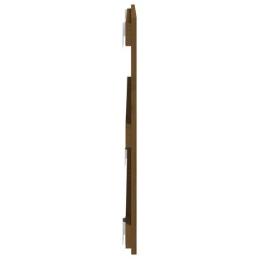 vidaXL Κεφαλάρι Τοίχου Μελί 108x3x60cm από Μασίφ Ξύλο Πεύκου 1 τεμ.
