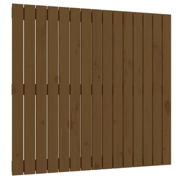 vidaXL Κεφαλάρι Τοίχου Μελί 95,5x3x90cm από Μασίφ Ξύλο Πεύκου 1 τεμ.