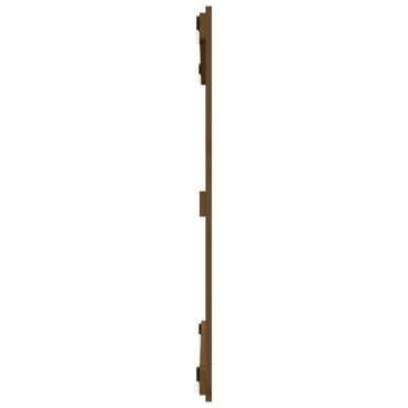 vidaXL Κεφαλάρι Τοίχου Μελί 95,5x3x90cm από Μασίφ Ξύλο Πεύκου 1 τεμ.