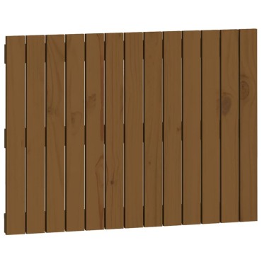 vidaXL Κεφαλάρι Τοίχου Μελί 82,5x3x60cm από Μασίφ Ξύλο Πεύκου 1 τεμ.
