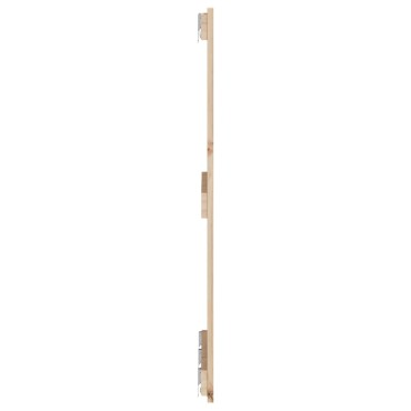 vidaXL Κεφαλάρι Επιτοίχιο 166x3x90cm από Μασίφ Ξύλο Πεύκου 1 τεμ.
